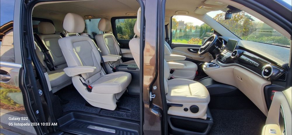 Przewóz osób VIP Mercedes V klasa