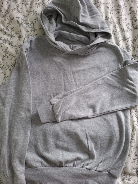 Bluza szara z kapturem xs h&m