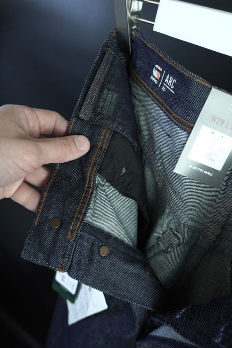 Чоловічі джинси оригінал G-STAR RAW ARC 3D Dark Indigo  3D RAW Denim  W29 L32