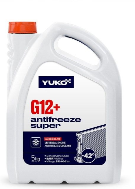 Антифриз Yuko -40 G12+ Super червоний 5кг