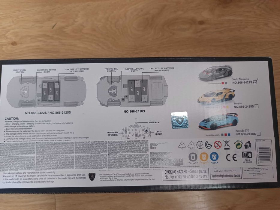 Samochodzik zdalnie sterowany lamborghini