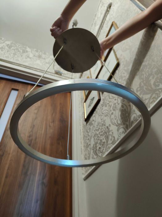 Lampa wisząca LED ring żyrandol