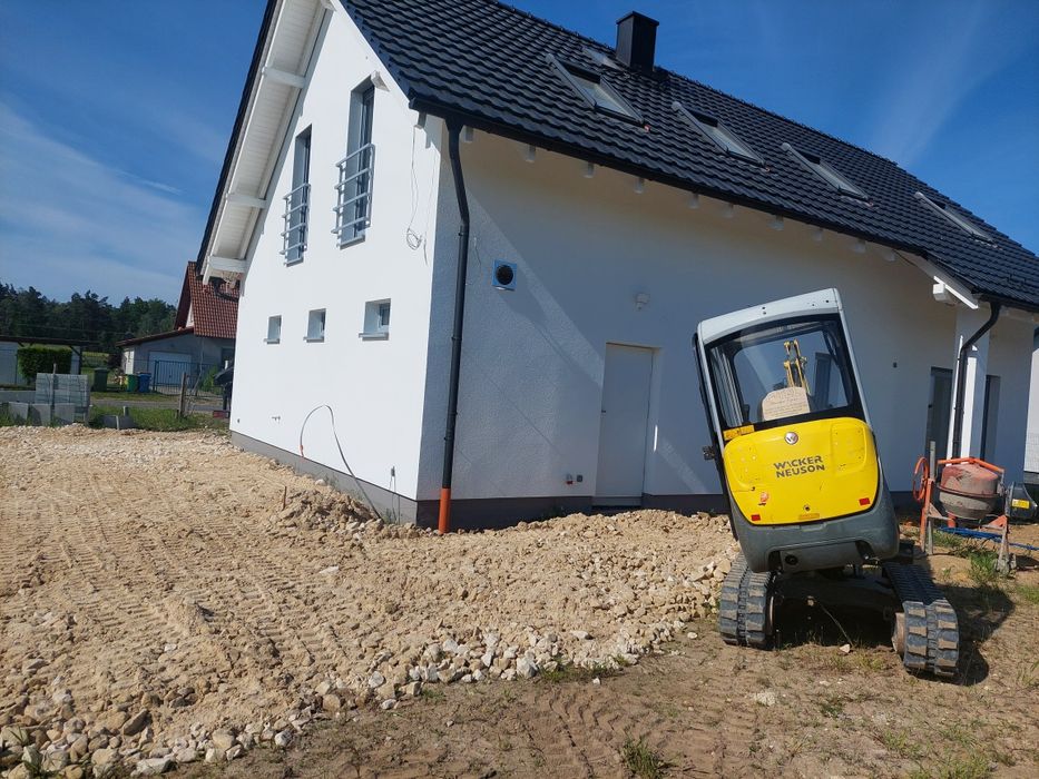 Wynajem minikoparki,roboty ziemne