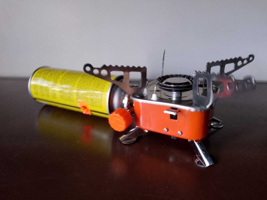 Kuchenka Turystyczna Mini Gazowa Na Kartusz Palnik Polowa 2xgaz tanio