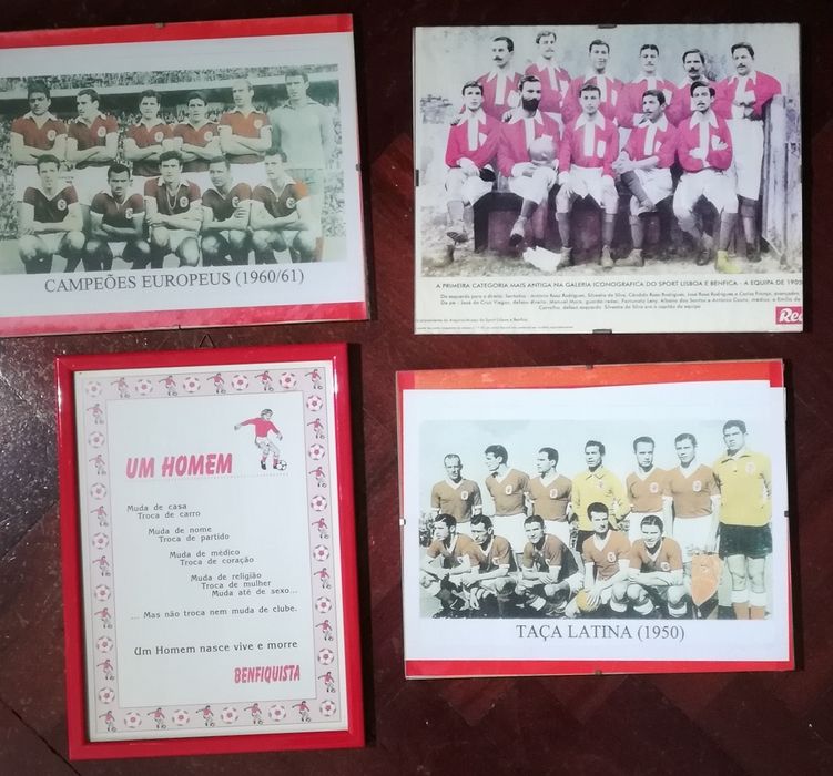Quadros do Benfica antigos