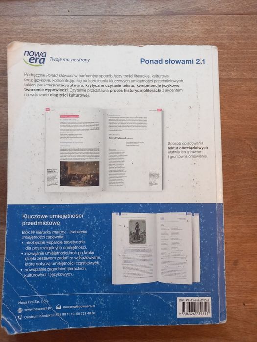 Podrecznik Ponad słowami 2 część 1 do liceum i technikum