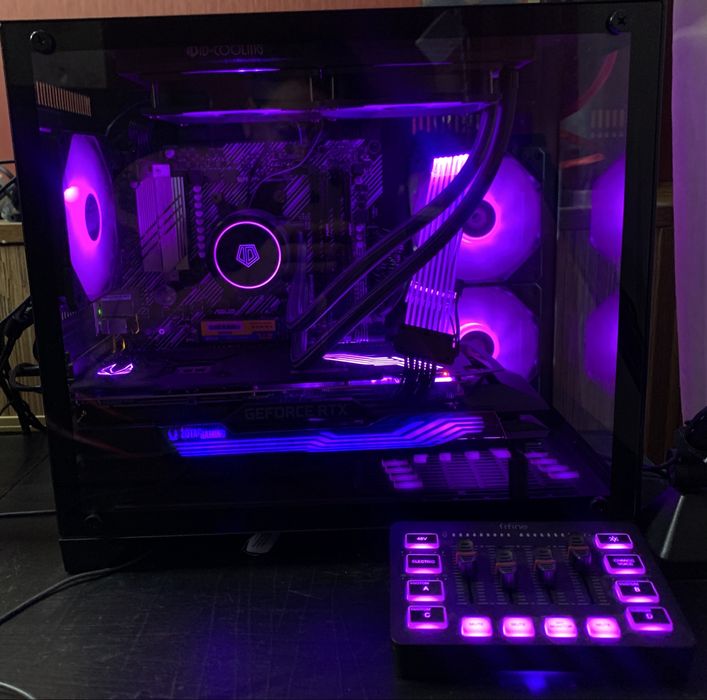 Игровой компьютео rtx 4070 ti super, Ryzen 7 5800x3d, 32gb ddr4, ssd 500gb+ssd1000gb