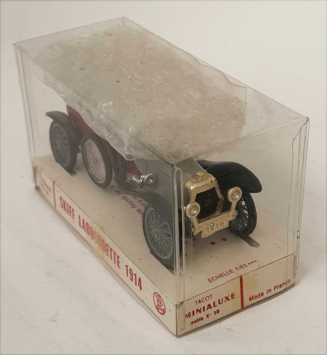 Minialuxe_SKIFF LABOURDETTE 1914. Ref 19. Escala 1/43. Completo, em excelente estado geral.