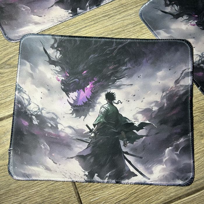 Килимок для миші, гарний, фіолетовий з малюнком