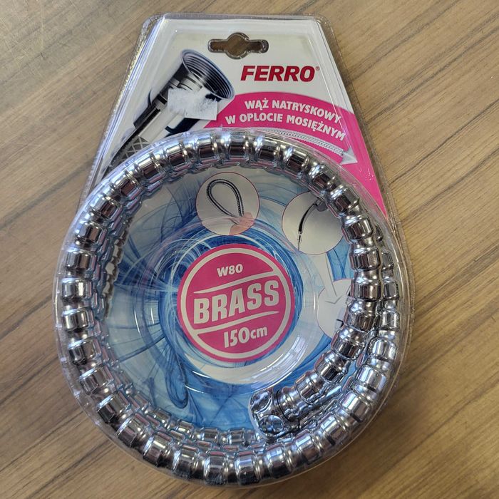 Wąż prysznicowy natryskowy Ferro W80 150cm