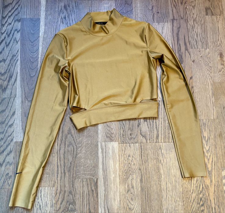 Nowy top Nike złoty/musztardowy rozm S