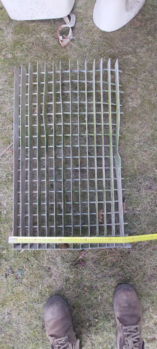 Wycieraczka metalowa 45x80cm kratka krata ocynk