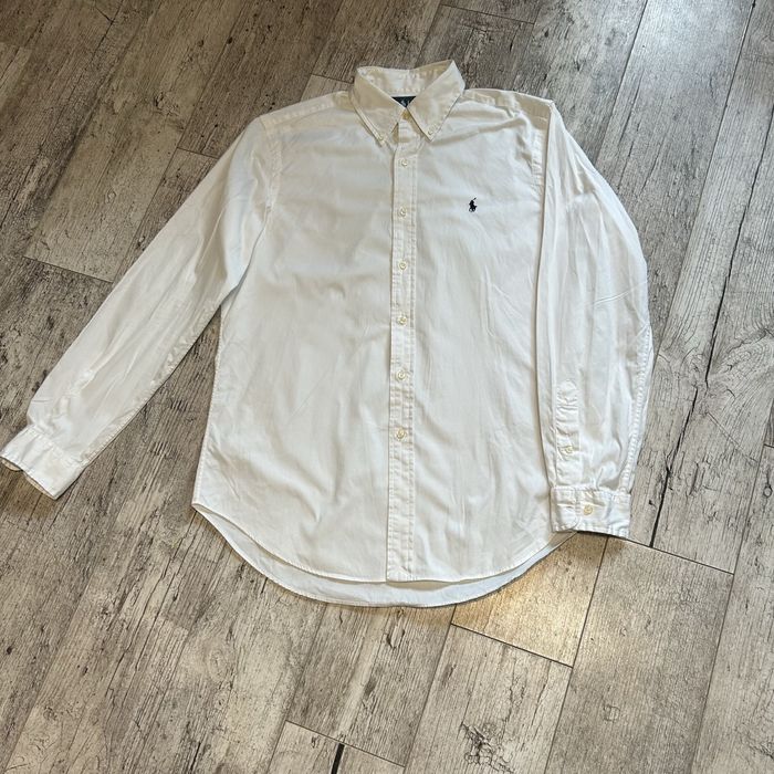 Biała męska koszula Polo Ralph Lauren rozmiar L