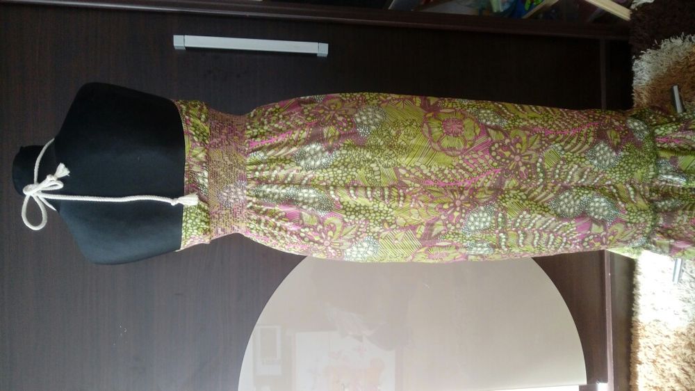 Sukienka maxi S kolorowa