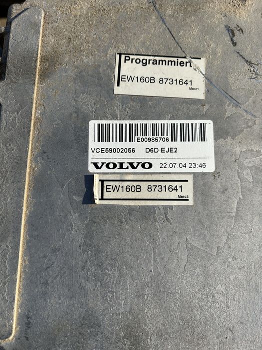Sterownik silnika ECU D6D EJE2 koparka volvo EW160B