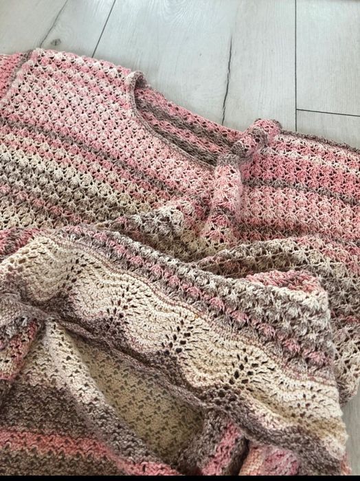 Ażurowy sweterek L/XL