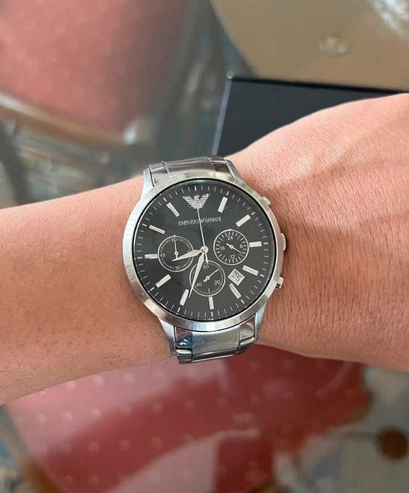 Relógio Emporio Armani prateado