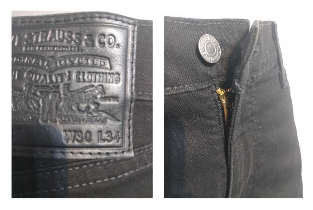 Levi'S 511 Calça ganga preta Tam 30W 34L