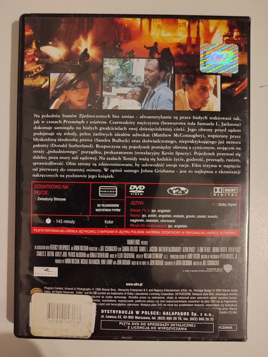 Czas zabijania DVD