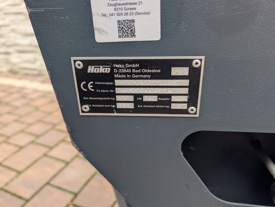 Zamiatarka Szczotkarka Hako Jonas 800E 900mth!