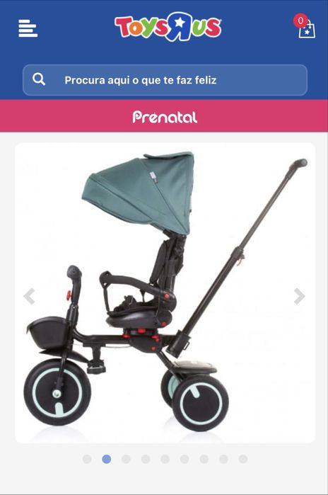 Triciclo Dobrável bébe