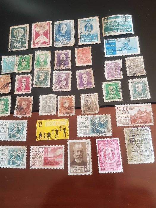 50 Selos do Brasil Muito Antigos
