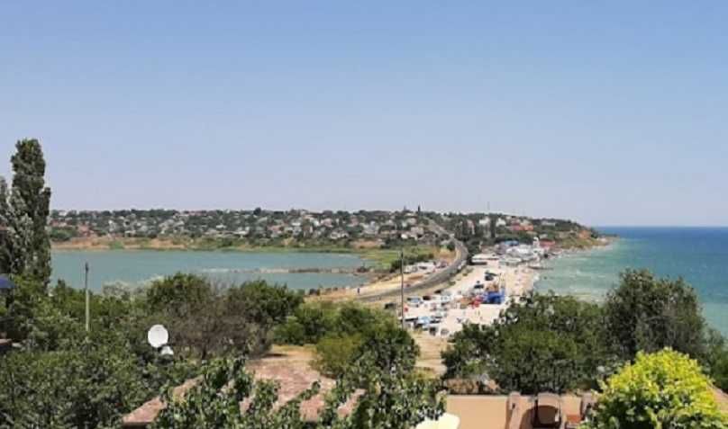 Участок в Новой Дофиновке с видом на море и лиман !