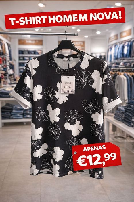 t shirt homem super confortável