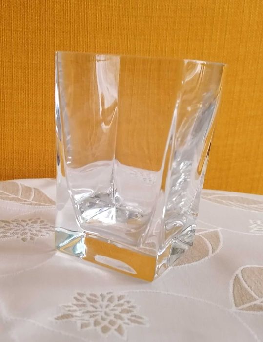 Garrafa + 6 copos de whiskey de cristal Atlantis – como novo