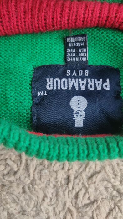 Новогодний свитер для мальчика 11-12 лет