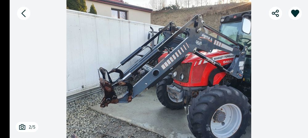Ładowacz czołowy tur Massey Ferguson