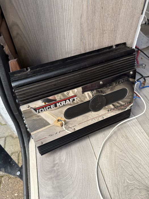 Wzmacniacz samochodowy Voice Kraft VK-1200 | 4 kanały | sprawny