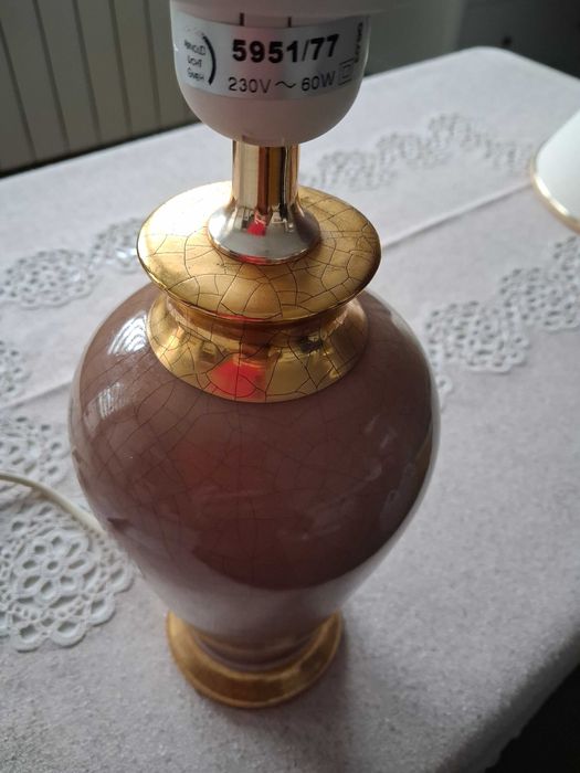 Komplet 2 pięknych lampek nocnych.