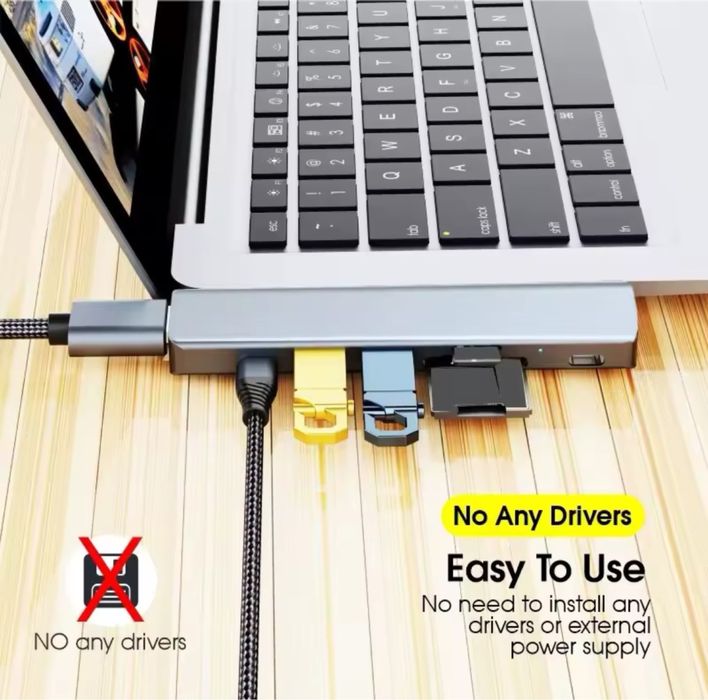 Переходник док станция USB 3.1 type-c Macbook Pro Air 2018 2019 2020