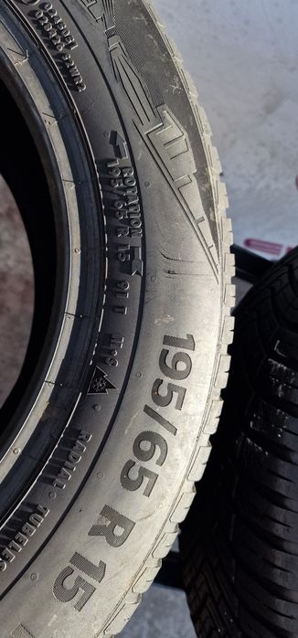 Всесезонка 195/65/R15 2шт 6.8 мм Continental Колеса Шини Резина Склад