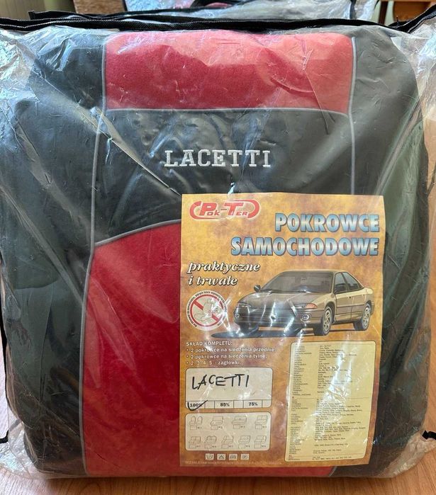 Розпродаж! Чохли на Chevrolet Lacetti повний комплект, червоний колір