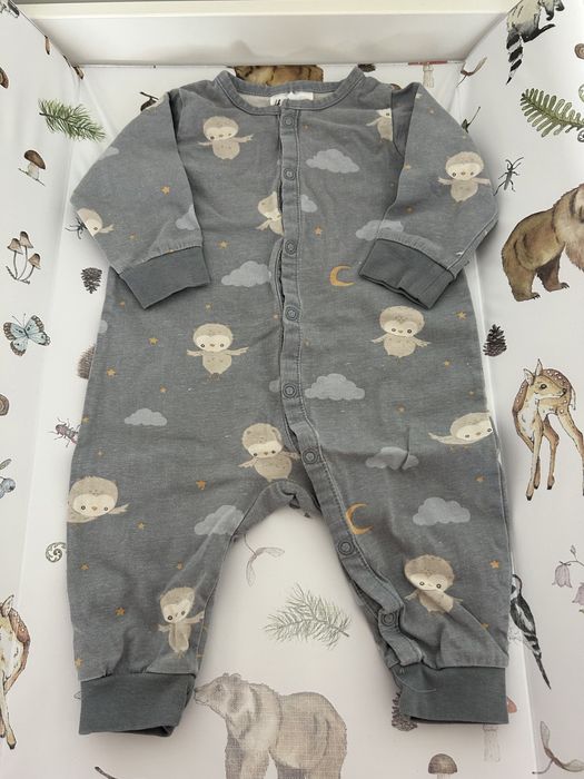 H&M piżama w sowy 62