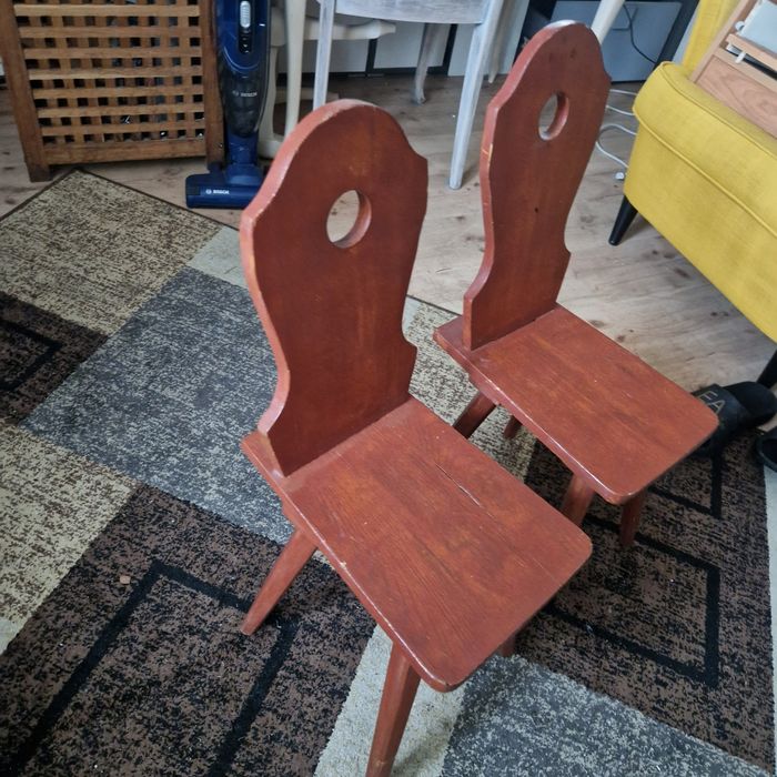 Zydel drewniany taborecik