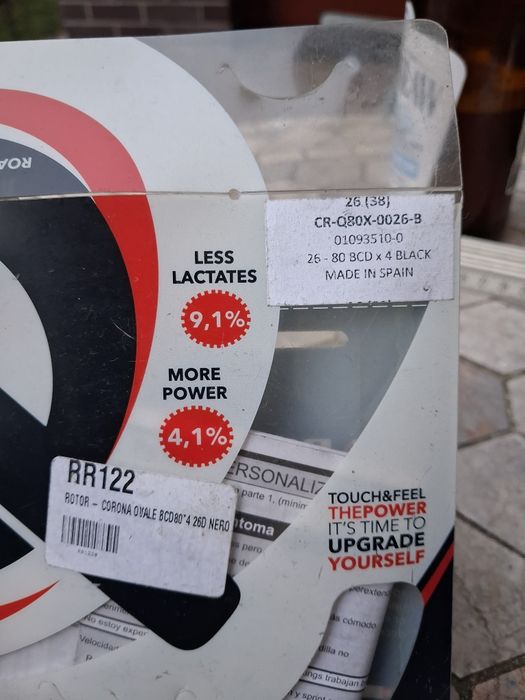 Nówka zębatka rowerowa rotor 26t 80mm bcd x4  4h112