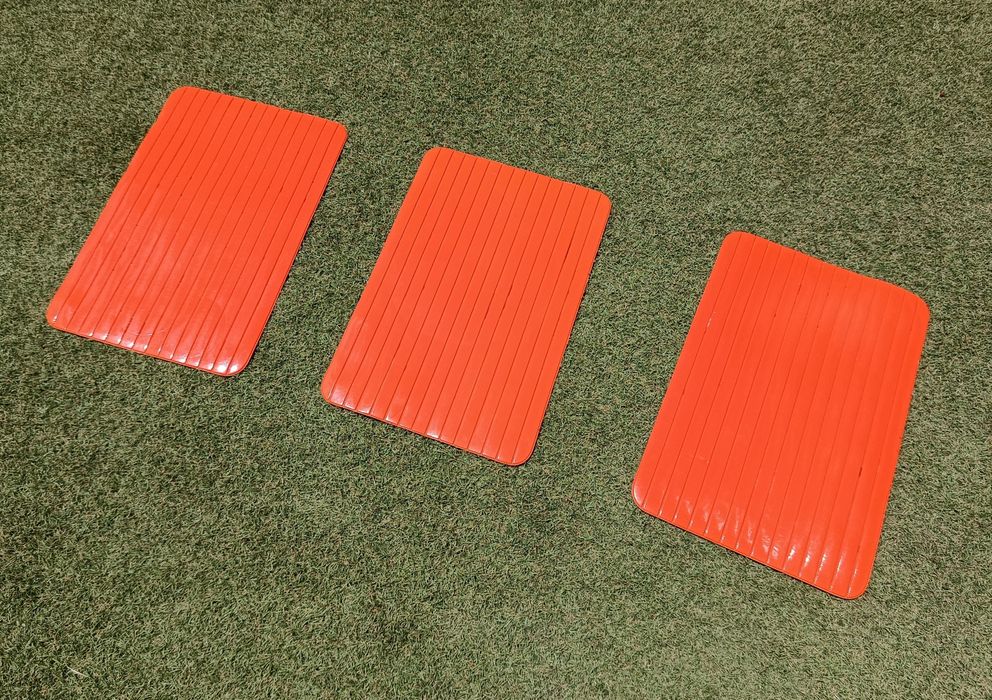 Conjunto 3 Individuais Laranja | Set of 3 Orange Placemats
