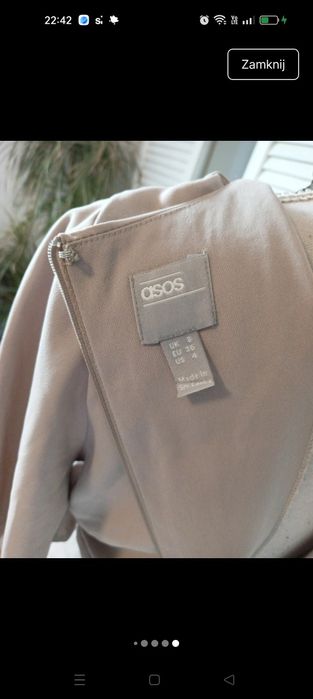 Sukienka ASOS rozmiar s