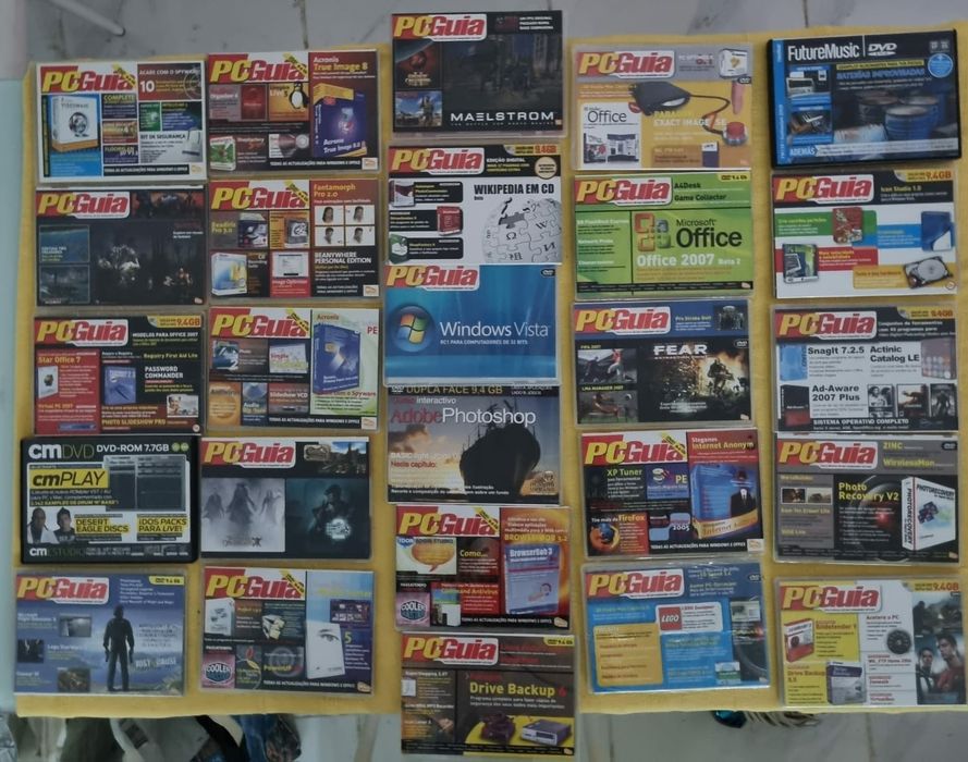 PC GUIA CDS DVDS vários jogos Programas ver fotos