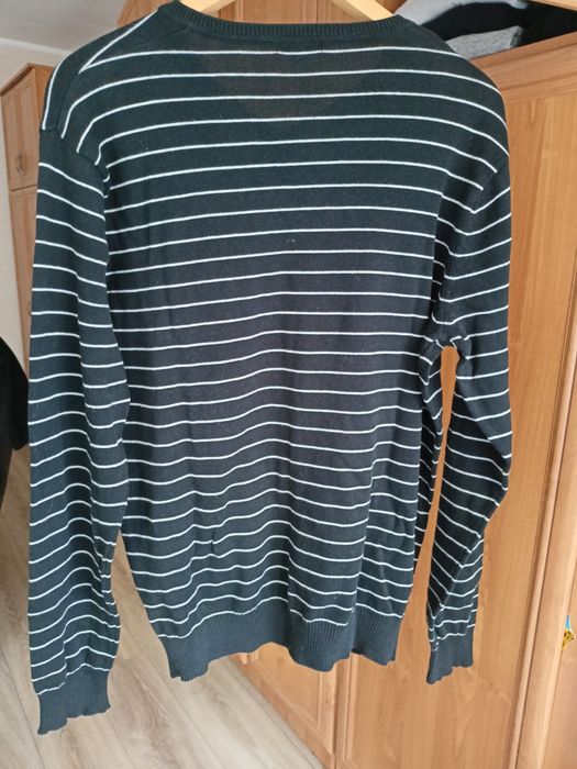Sweter męski r.L w paski