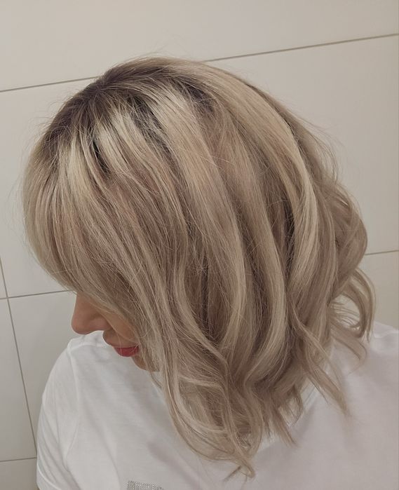 Peruka balejaż włos naturalny