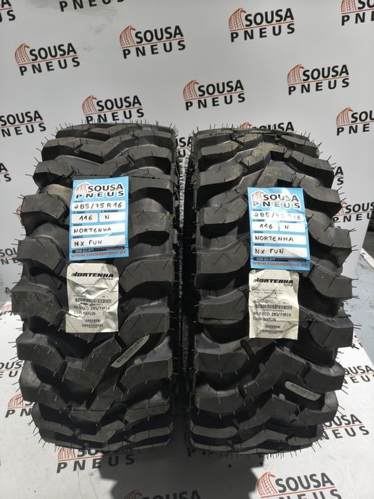 2 pneus Nortenha 285/75R16 - Oferta da entrega
