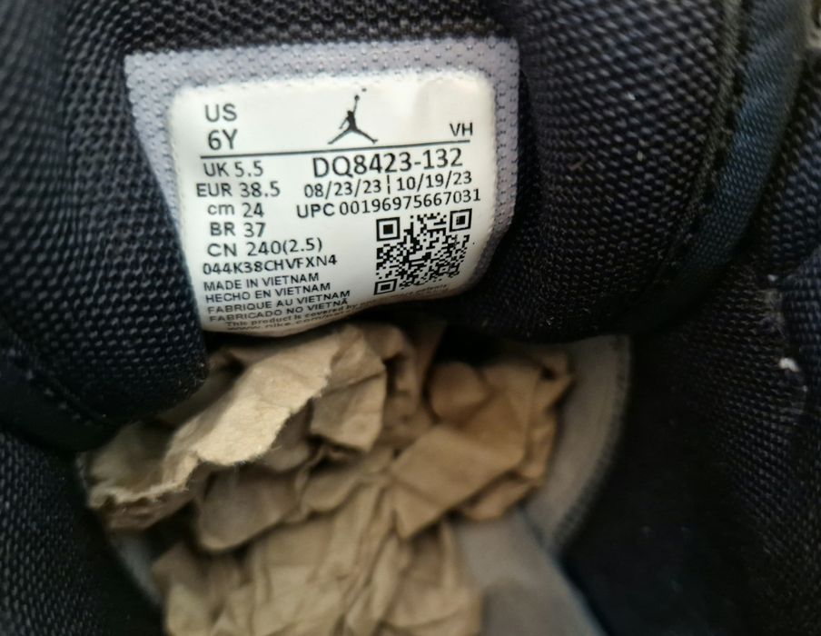 Кросівки Nike Air Jordan 1  38.5 розмір (стелька 24см) Original