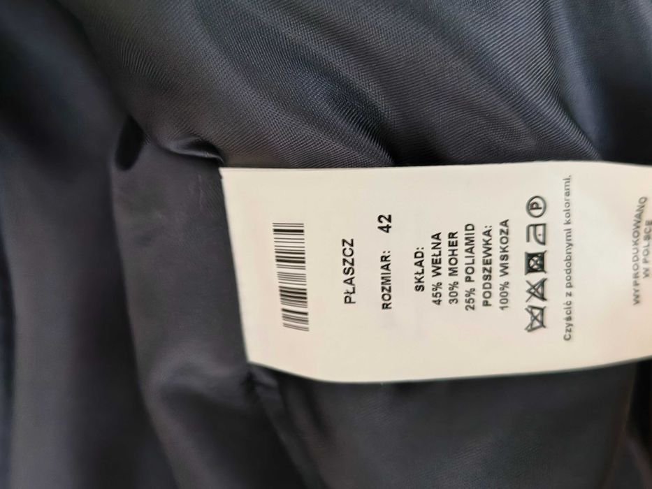 Nowy płaszcz wełniany SOLAR 42