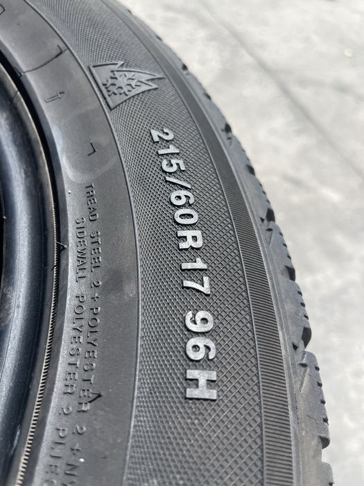 Шини 215/60 R17 Kumho IZEN Asymmetric резина бу зима