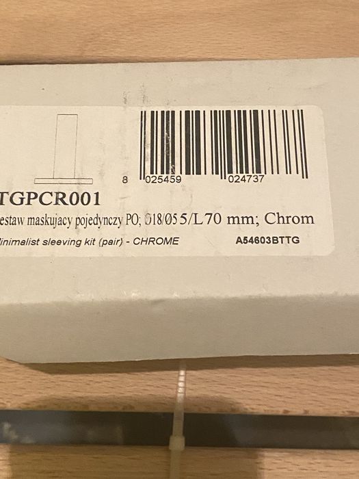Zestaw maskujący pojedyńczy chrom