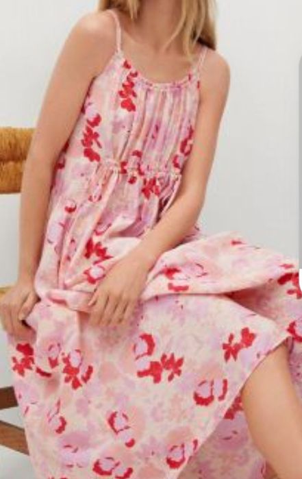 Vestido  comprido da Mango